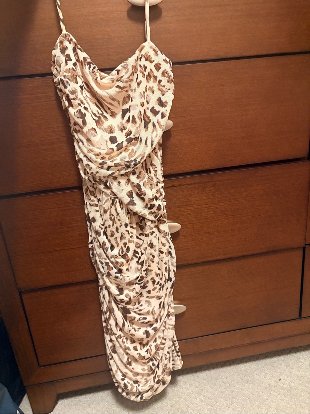 Leopard Print Mini Dress